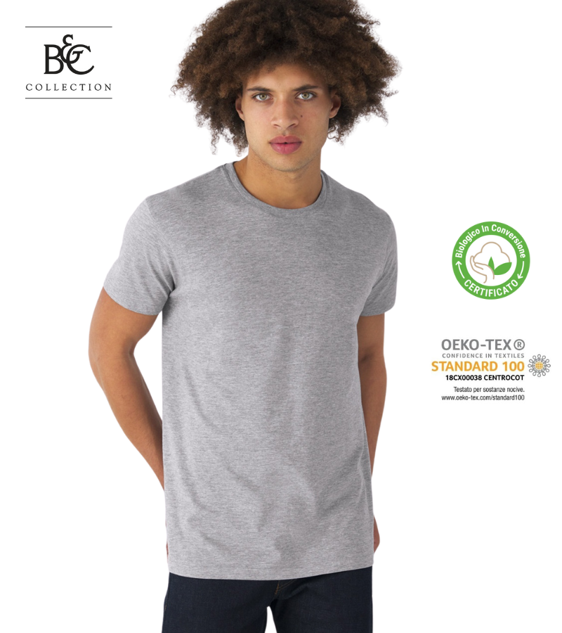 Organic T-Shirt Uomo Girocollo