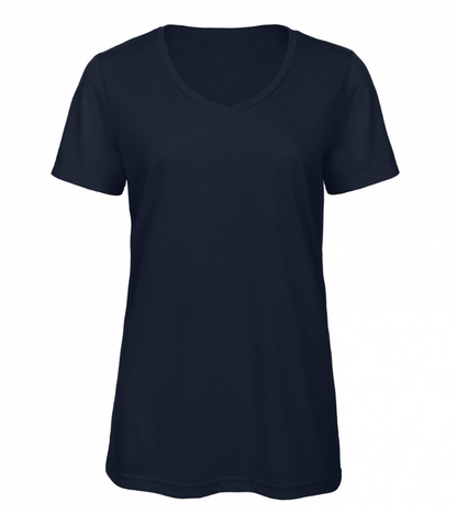 Triblend T-Shirt Donna V Neck